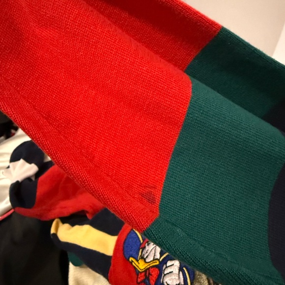 Vintage 80s/90s The Disney Store Embroidered Golf Club Color Blocked Sweater L - Picture 13 of 13